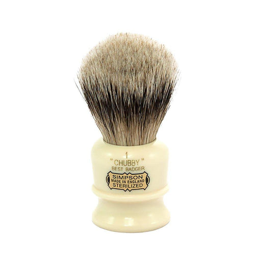 Simpson - Chubby 1 Shaving Brush, Best Badger - New England Shaving Company