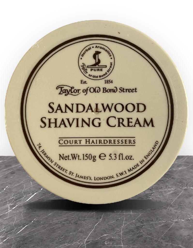 Taylor of Old Bond Street Sandalwood Shaving Cream | Eau de Cologne