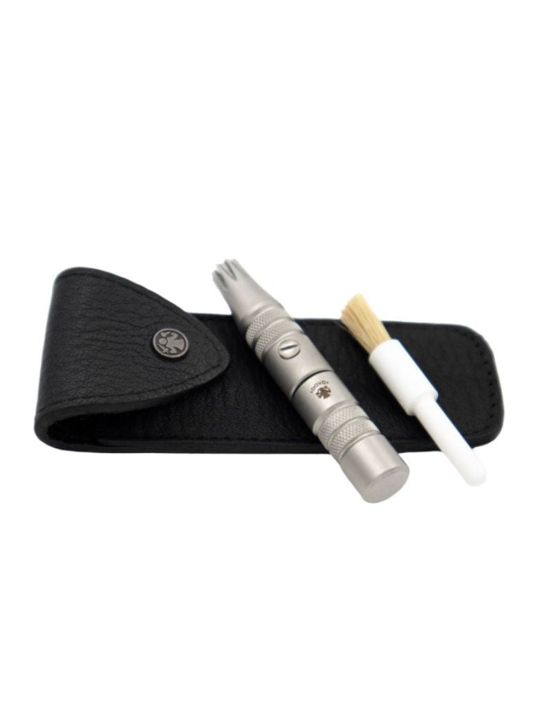 Professional-grade tweezers and trimmers for precise facial hair, nose, and brow grooming with durable stainless steel design