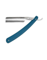 DOVO Runde Sache 5/8 inch straight razor with square point and polished acrylic handle.