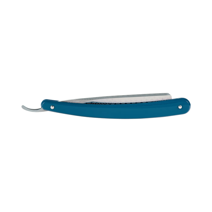 Dovo - Runde Sache Straight Razor, Blue Handle, Square Point, 5/8"