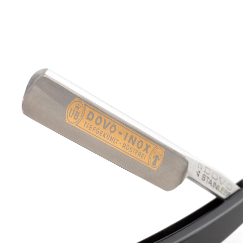 Dovo - Inox Wedge Straight Razor, Acrylic Handle, French Point, 4/8"