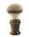 Edwin Jagger - 1EJ282SYNST English Shaving Brush, Imitation Light Horn with Synthetic Silver Tip Fiber , Medium - New England Shaving Company