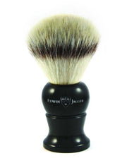 Edwin Jagger Synthetic Silver Tip shaving brush with Imitation Ebony handle