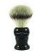 Edwin Jagger - 1EJ286SYNST English Shaving Brush, Imitation Ebony with Synthetic Silver Tip Fiber, Medium - New England Shaving Company