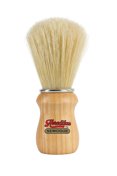 Semogue - 2000 Hereditas Boar Bristle Shaving Brush, Ash Wood Handle, 24mm