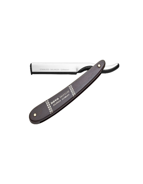 Dovo - Shavette Straight Razor -Ebony Handle