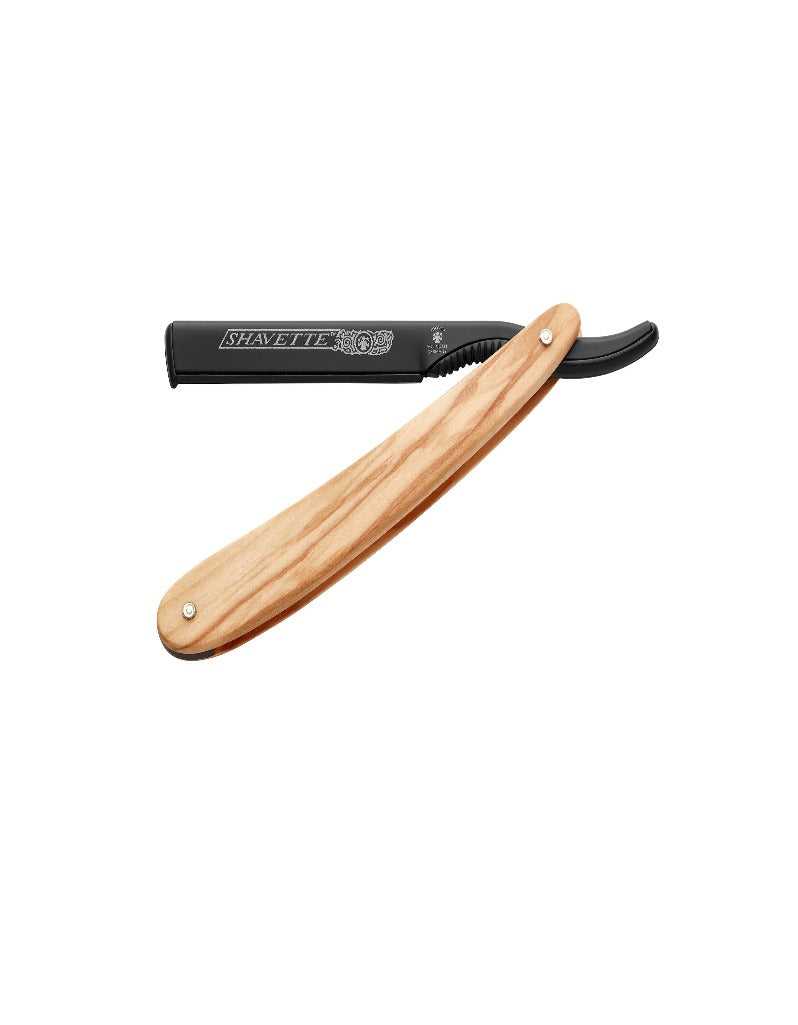 Dovo - Shavette Straight Razor - Olivewood Handle — New England Shaving ...