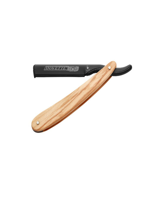 Dovo - Shavette Straight Razor - Olivewood Handle