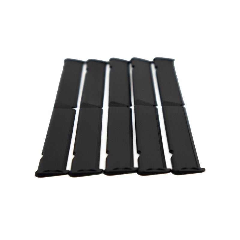 Dovo - Shavette Straight Razor Blade Holder, Black, Pack of 5