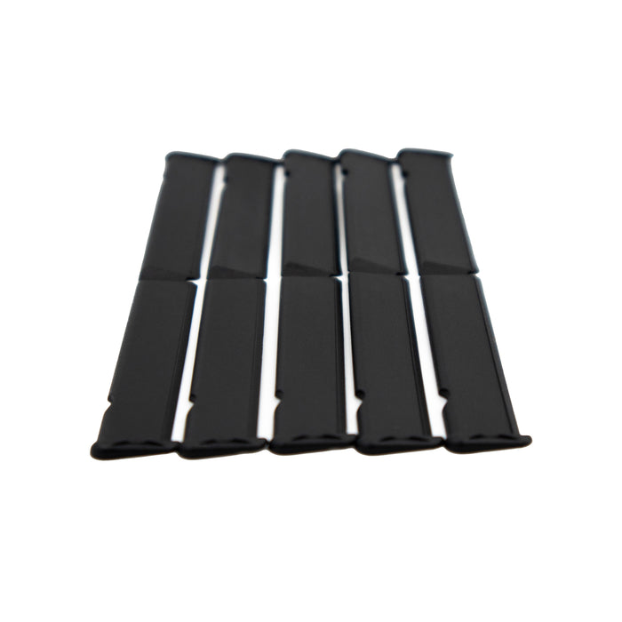 Dovo - Shavette Straight Razor Blade Holder, Black, Pack of 5