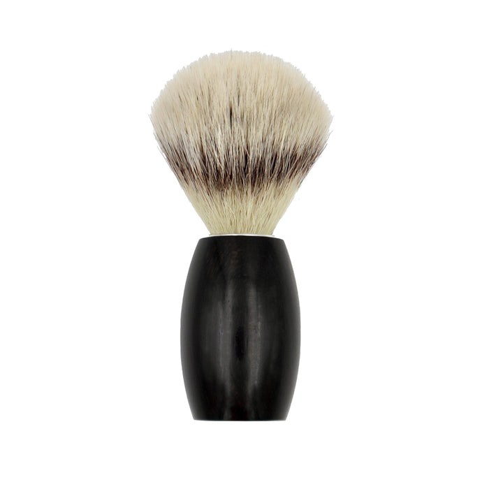 Dovo - Synthetic Fiber Shaving Brush, Black Ebony