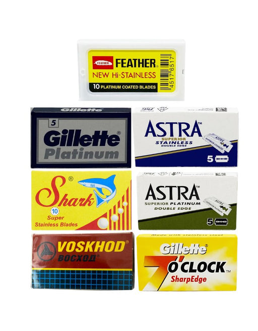 Feather Hi-Stainless razor blades pack