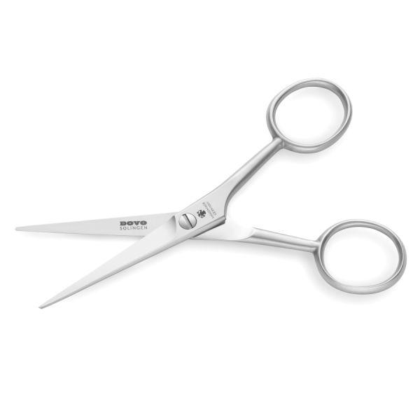 Dovo - Beard Scissors, Matted Stainless Steel - New England Shaving Company