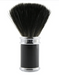 Edwin Jagger - 21SB86RC15 Black Rubber Coated Black Synthetic Shaving Brush, Medium - New England Shaving Company