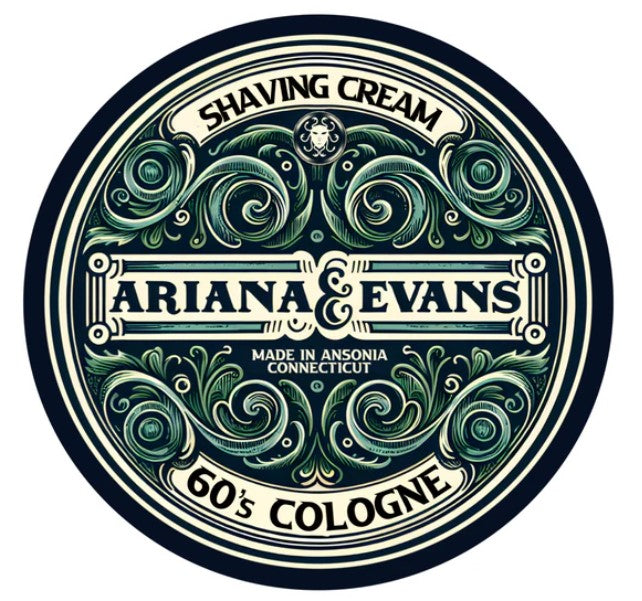 Ariana and Evans 60's Cologne Shaving Cream