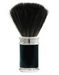 Edwin Jagger - 21SB8611 Black & Chrome Black Synthetic Shaving Brush, Medium - New England Shaving Company