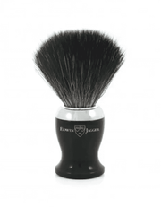 Edwin Jagger Diffusion black synthetic shaving brush, Imitation Ebony handle