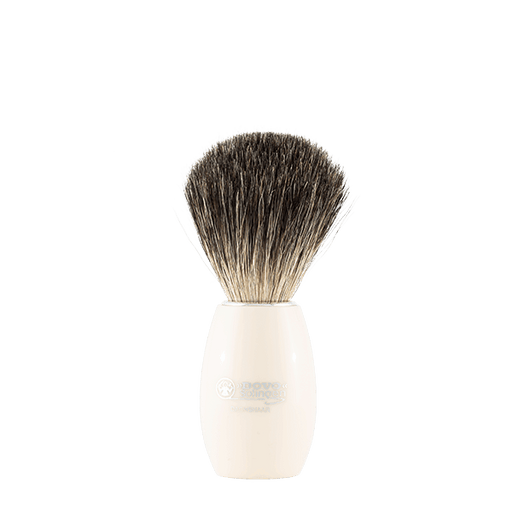 Dovo - Pure Badger Shaving Brush, Cream - New England Shaving Company