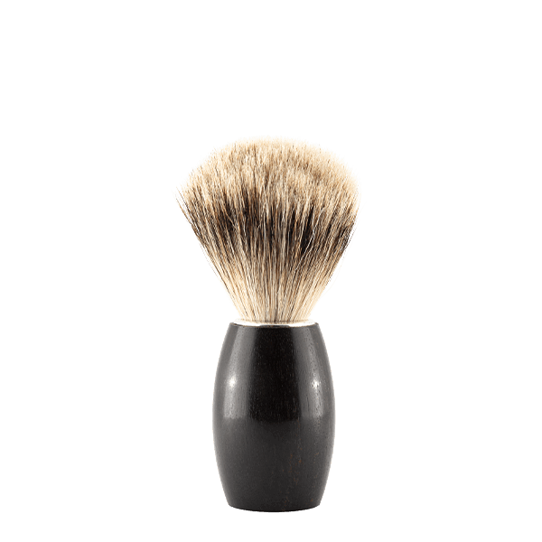 Dovo - Fine Badger Shaving Brush, Ebony - New England Shaving Company