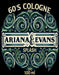 Ariana and Evans 60's Cologne Aftershave Splash