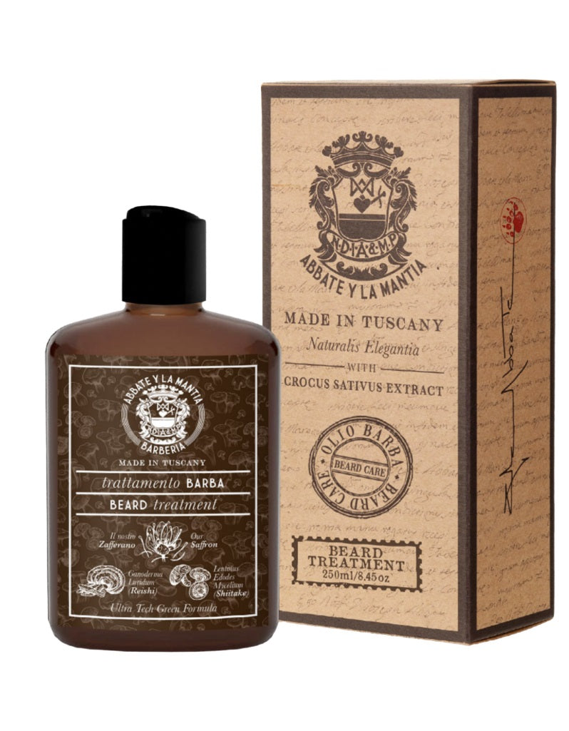 Abbate y La Mantia Antibacterial Beard and Hair Wash, Gentle Formula for Clean and Fresh Beard and Hair Care