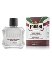 Proraso after shave balm for coarse beards with packaging on a white background