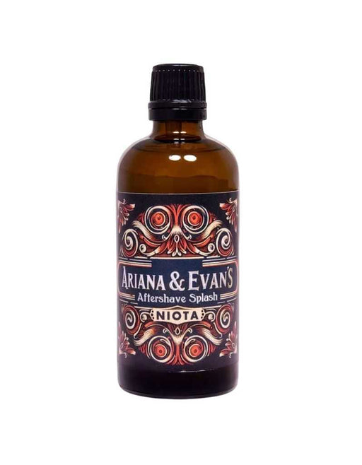 Ariana & Evans Niota Aftershave Splash bottle with ornate label