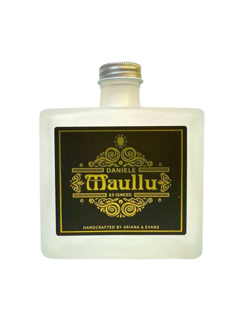 Ariana & Evans Daniele Maullu Legacy Splash aftershave bottle with black and gold label