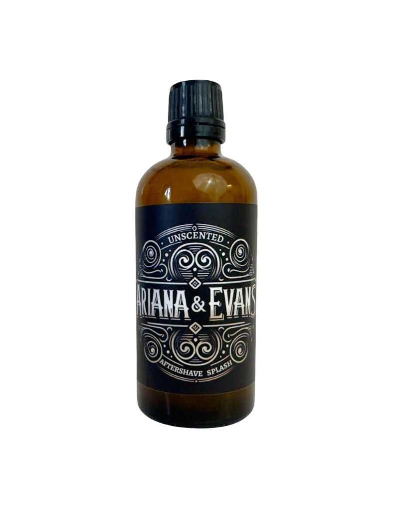 Unscented Aftershave Splash bottle for sensitive skin