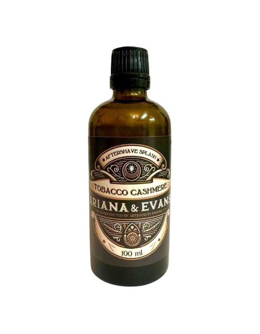 Bottle of Ariana & Evans Tobacco Cashmere aftershave spray on a white background