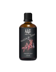 A&E Vanille de Tabac aftershave splash bottle on a white background