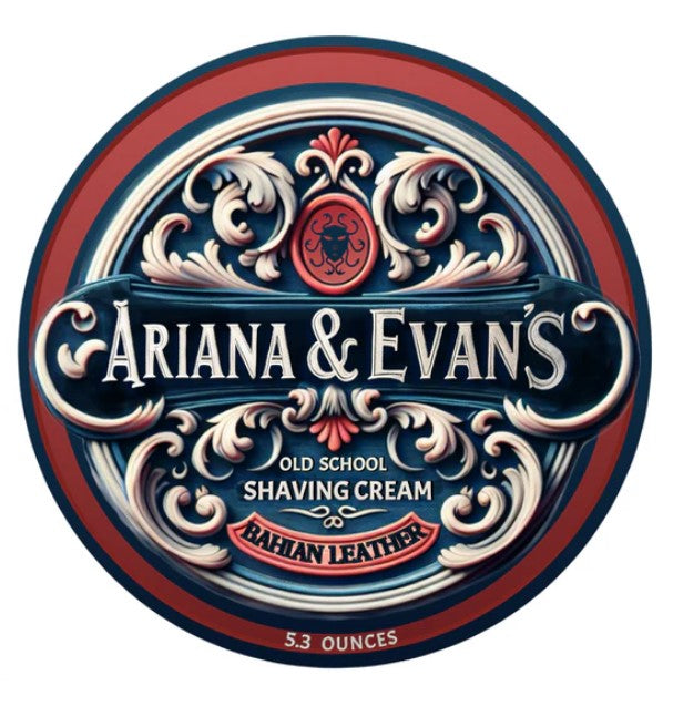 Ariana and Evans Bahian Leather Shaving Cream