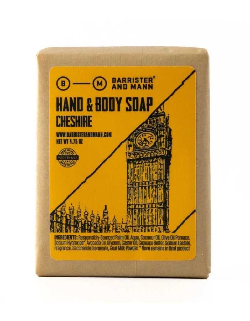Cheshire Hand and Body Soap bar with Earl Grey