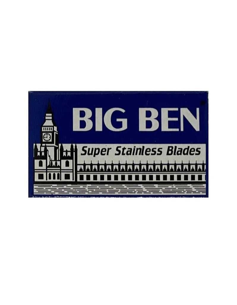 Stainless steel double edge razor blades with polymer coating, 5-pack wax paper wrapped for smooth shaving, made in Egypt