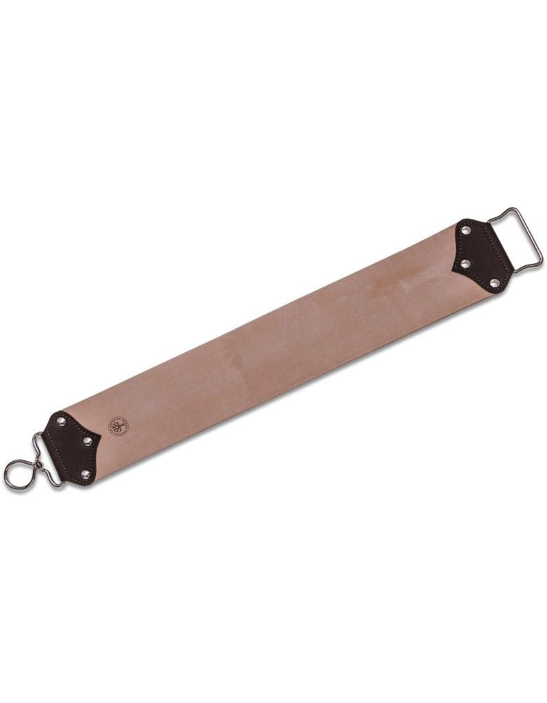 Boker - Extra Wide Hanging Strop with Ring, Cowhide Leather 57cm - New England Shaving Company