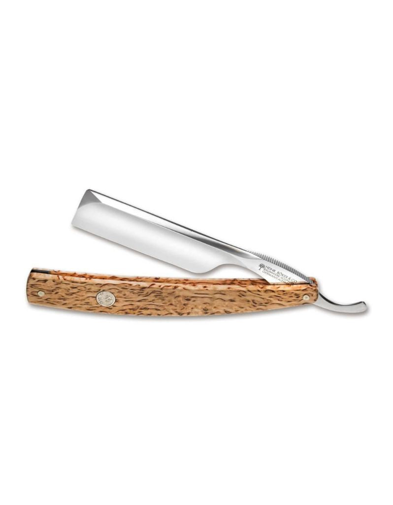 Boker - Celebrated Curly Birch Straight Razor, 6/8" - New England Shaving Company