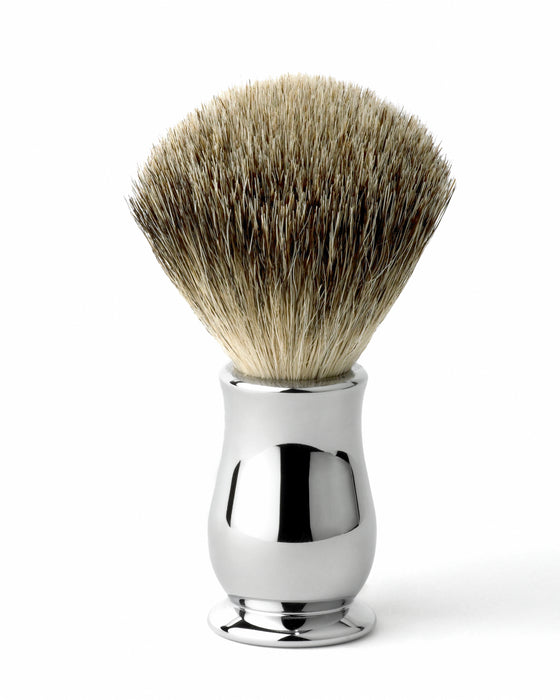 Edwin Jagger - CSBBB Chatsworth Chrome Best Badger Shaving Brush, Medium