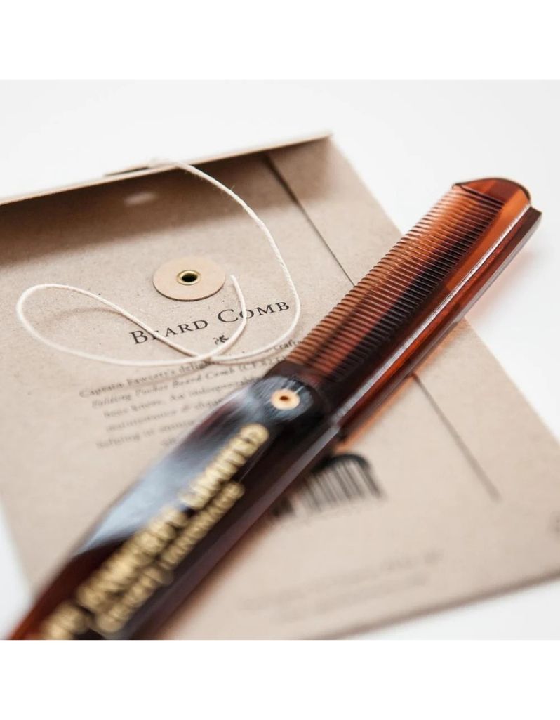 Captain Fawcett - Folding Pocket Beard Comb