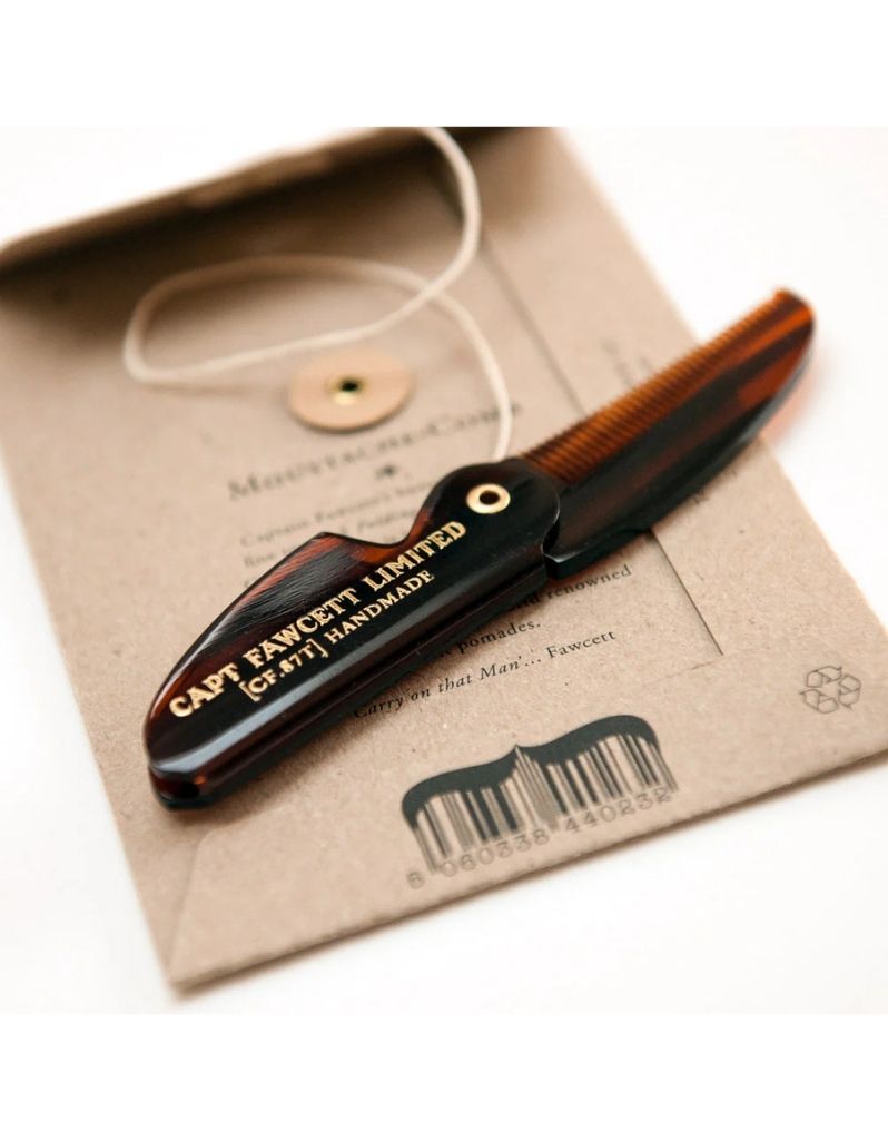 Captain Fawcett - Folding Pocket Moustache