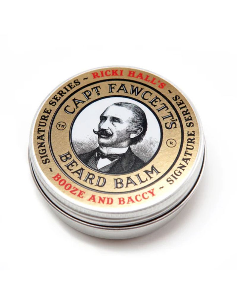 Captain Fawcett - Booze and Baccy Beard Balm - New England Shaving