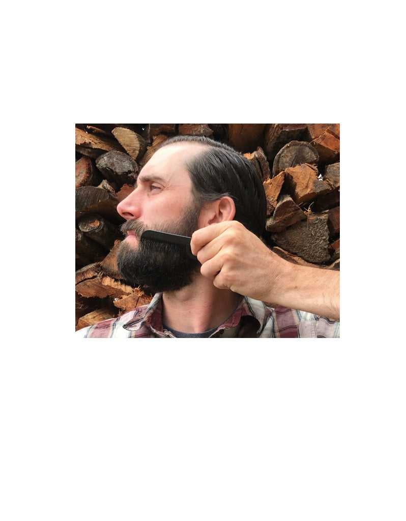 Chicago Comb Co. - Model 2: The Ultimate Compact Comb, Carbon Fiber 4"