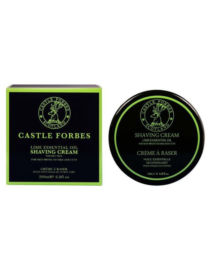 Castle Forbes - Lime Essential Oil Shaving Cream - New England Shaving Company