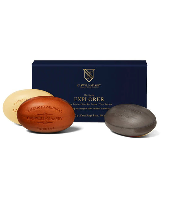 Caswell Massey - Sandalwood Explorer Triple-milled Soap Set