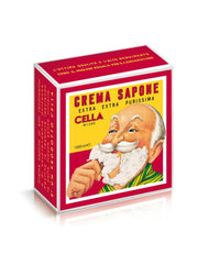 Cella Extra Extra Purissima 1kg shaving soap block with almond scent for rich lather and smooth, traditional shaving