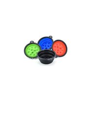 Collapsible silicone shaving bowl with lather agitators for wet shaving and travel