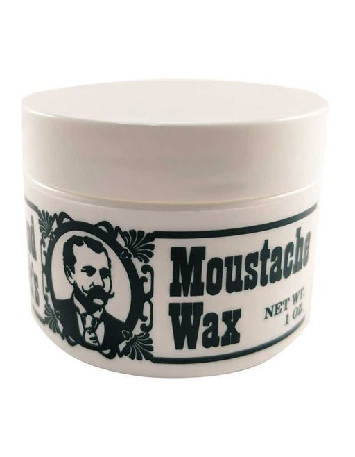 Colonel Conk clear moustache wax in round tin with classic logo