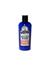 Colonel Conk Santa Fe Cedar Beard Wash with Argan Oil, 1 oz travel size in a blue plastic bottle