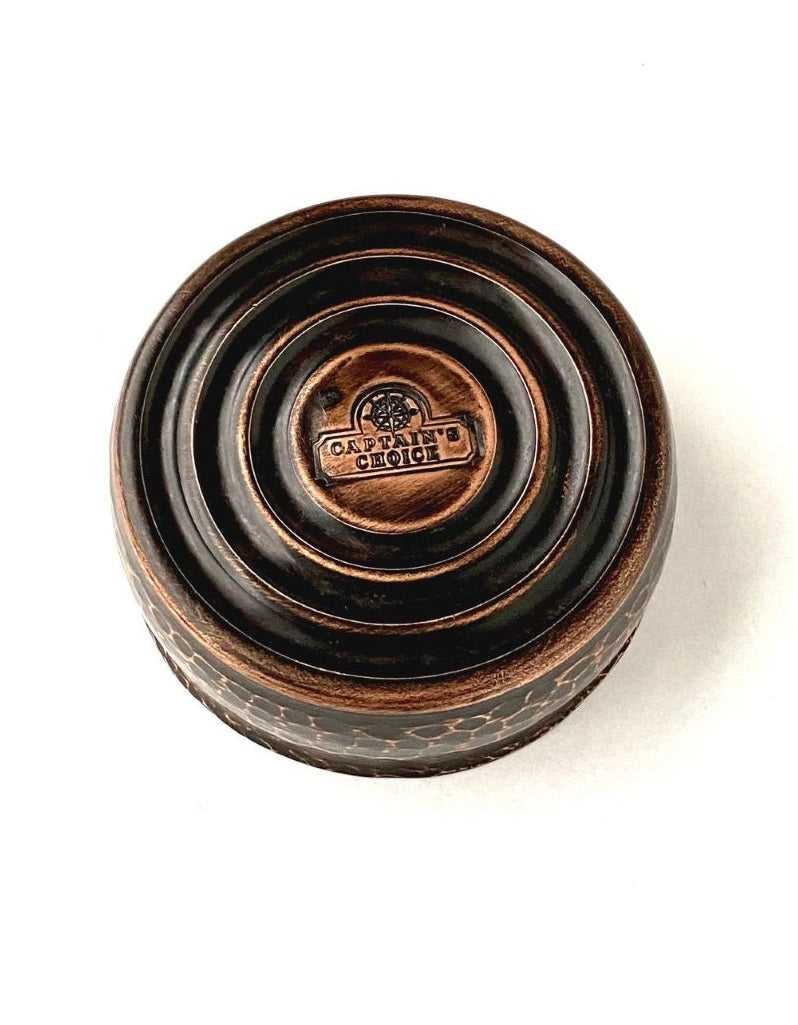 Captain's Choice - Copper Lather Bowl - Obsidian