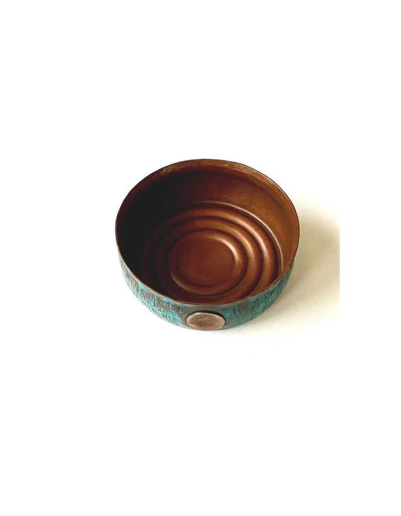 Captain's Choice - Copper Lather Bowl - Aquamarine